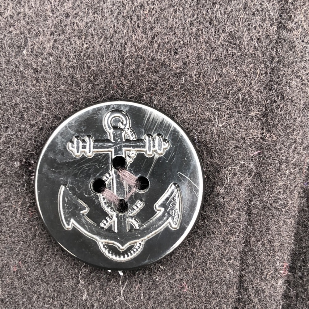 J.PERCY Nautical Button Wool Coat - Picture 4 of 14